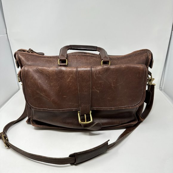 Coach Handbags - Vintage COACH Men's Leather Messenger Bag 5283 Harrison Briefcase Attache, USA